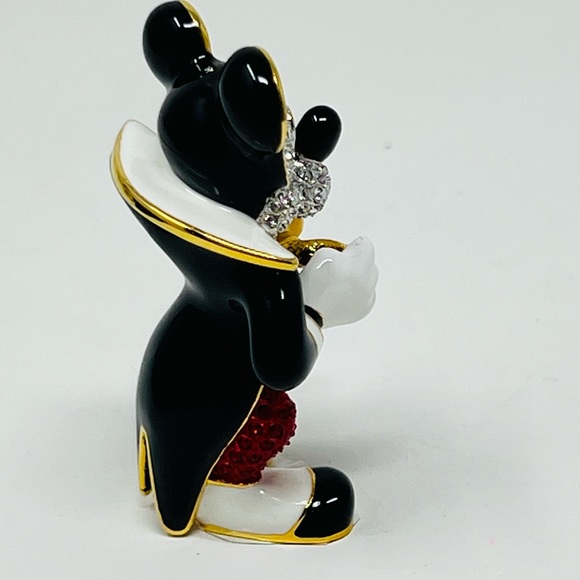 Disney Arribas Brothers Sm. Neat and Pretty Mickey Mouse Swarovski Figurine - Picture 7 of 14